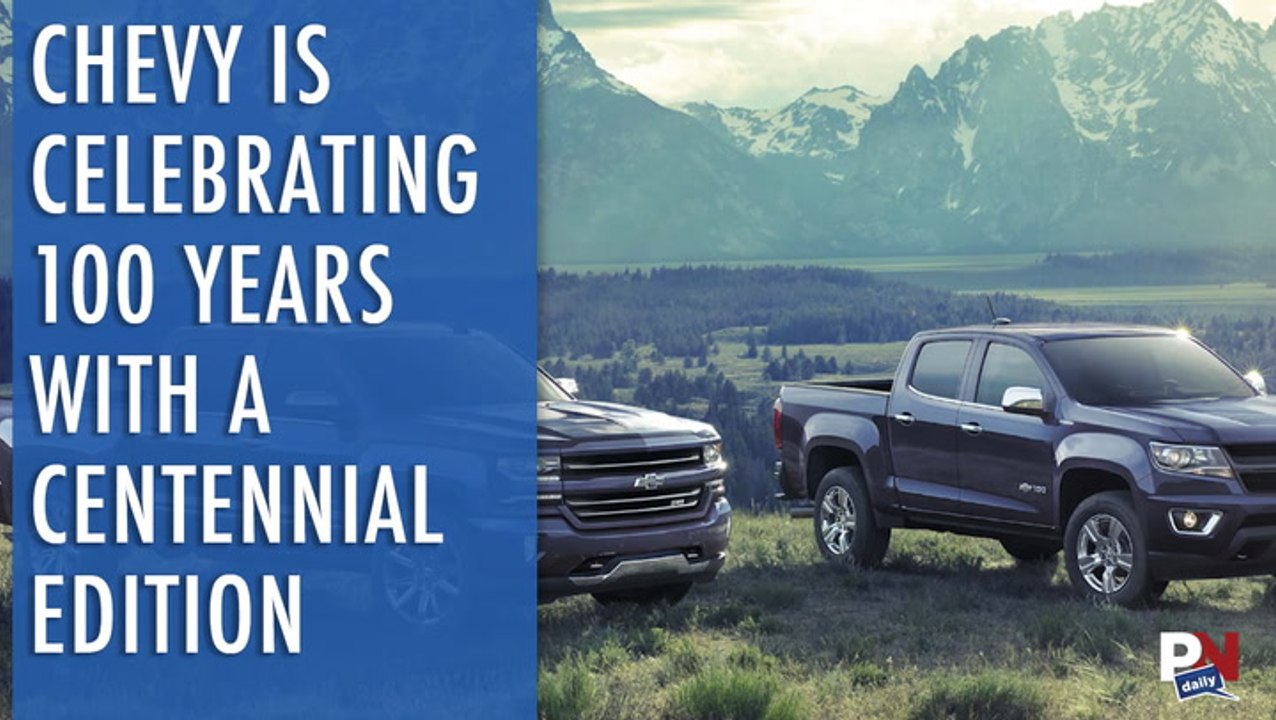 Chevy Is Celebrating 100 Years Of Trucks With Centennial Edition