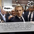 Les «petites» coquilles d'Emmanuel Macron