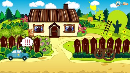 The Police car helps Friends - Emergency Cars - Cars & Trucks for Kids