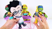 Doctor Villain Babysit Ninja Turtle Baby Diapers with Trolls Movie, Paw Patrol Toys | Ellie Sparkles