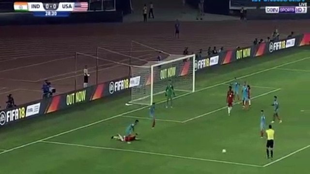 Sargent J. Goal (Penalty) HD - India U17 0-1 USA U17 06.10.2017