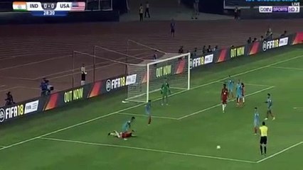 Sargent J. Goal (Penalty) HD - India U17 0-1 USA U17 06.10.2017
