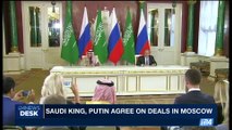 i24NEWS DESK |  Saudi Arabia, Putin agree on deals in Moscow  | Friday, October 6th 2017