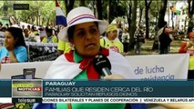 Paraguayos marchan en Asunción para exigir una vivienda digna