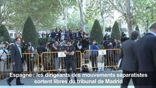 Les séparatistes catalans jugés pour sédition restent libres