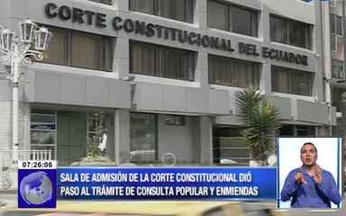Sala de admisión de la Corte Constitucional dio paso al trámite de consulta popular y enmiendas