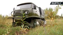 Screw That! This Restored Soviet Vehicle is Propelled By Giant Screws