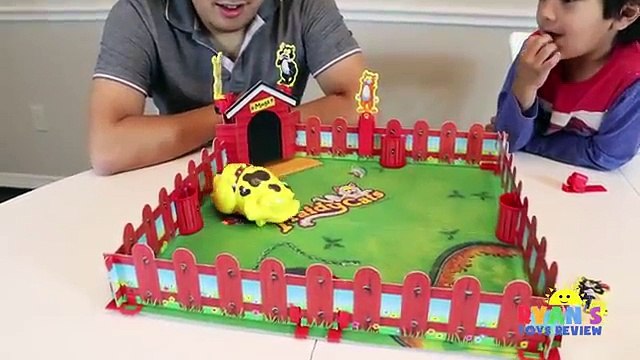 Fraidy Cats Board Game Family Fun For Kids! Egg Surprise Toys Opening Ryan ToysReview