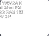 Asus Eee PC 1000H 254 cm 10 Zoll WSVGA Netbook Intel Atom N270 16GHz 1GB RAM 160GB HDD
