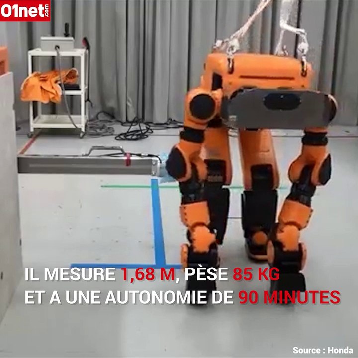 Un robot bipède conçu par Honda pour intervenir en cas de catastrophe naturelle