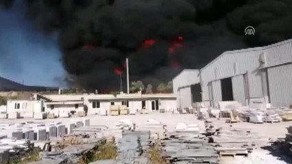 Boya Fabrikasında Yangın (3)