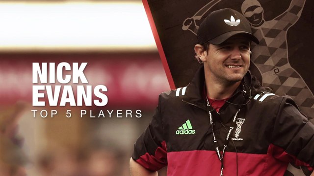Nick Evans' top five rugby players