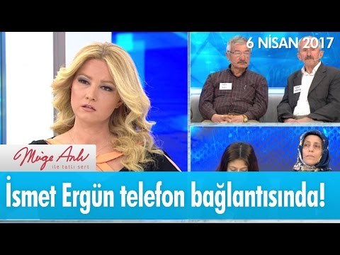 İsmet Ergün telefon bağlantısında! Müge Anlı ile Tatlı Sert 6 Nisan 2017 1817. Bölüm - atv
