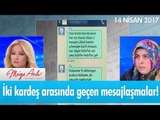 İki kardeş arasında geçen mesajlaşmalar! Müge Anlı ile Tatlı Sert 14 Nisan 2017 - atv