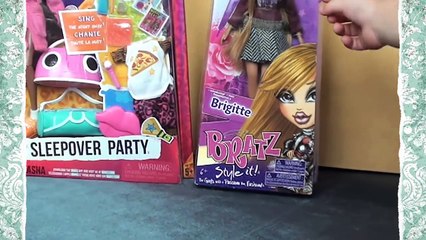 Bratz Sasha Sleepover Playset Toy Opening Review Cloe Jade Plus Bridgette Style It Doll Unboxing MGA