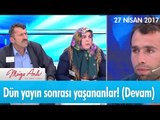 Dün yayın sonrası yaşananlar! (Devam) Müge Anlı ile Tatlı Sert 27 Nisan 2017 - atv