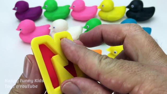 Learn Colours Learn ABC Alphabet with Play Doh Ducks Fun & Creative for Kids & Preschoolers Part 2