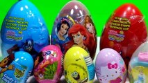 Easter Surprise Eggs Disney Princess,Marvel Avengers,Dora the Explorer,and Diego and Spongebob