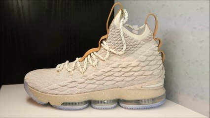 NIKE LEBRON 15 SNEAKER DETAILED REVIEW IN HAND