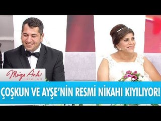 Coşkun ve Ayşe'nin nikahı canlı yayında kıyıldı!  - Müge Anlı ile Tatlı Sert 14 Eylül 2017 HD