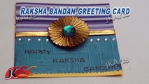DIY Greeting Card for Raksha Bandan | How to make | JK Arts 301
