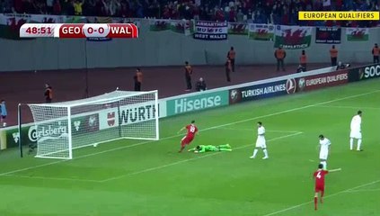 All Goals - Georgia 0-1 Wales - 06.10.2017
