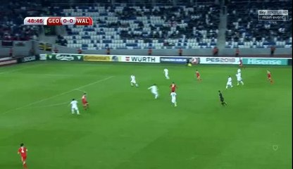 Georgia 0  - 1  Wales 06/10/2017 Tom Lawrence Super Goal 49' World Cup Qualif HD Full Screen .