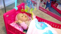 Baby Doll Nursery Toys - Baby Born stroller Baby Annabell Wardrobe bedroom feeding time PlayToys