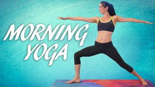 ♥ Good Morning Yoga with Julia ♥ Beginners Workout for Energy, Flexibility, Weight Loss, 20 Minute