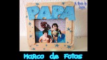 DIY Como hacer un marco fotos para regalar el dia del padre