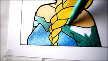 Coloring Pages Disney Frozen Cartoon Elsa and Anna Coloring Book Videos For Children Learning Colors