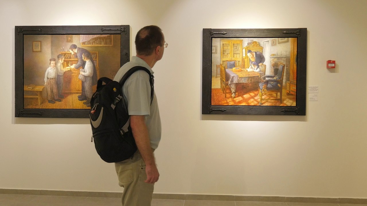 "Shaarei Galut", Judaica Art Exhibition - שערי גלות", תערוכת יודאיקה"