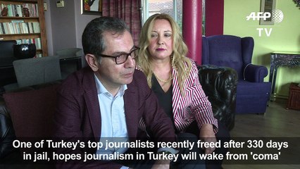 Freed writer hopes Turkish journalism will wake from 'coma'