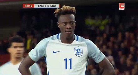 Abraham   (Penalty) Goal HD - England U21	2-0	Scotland U21 06.10.2017