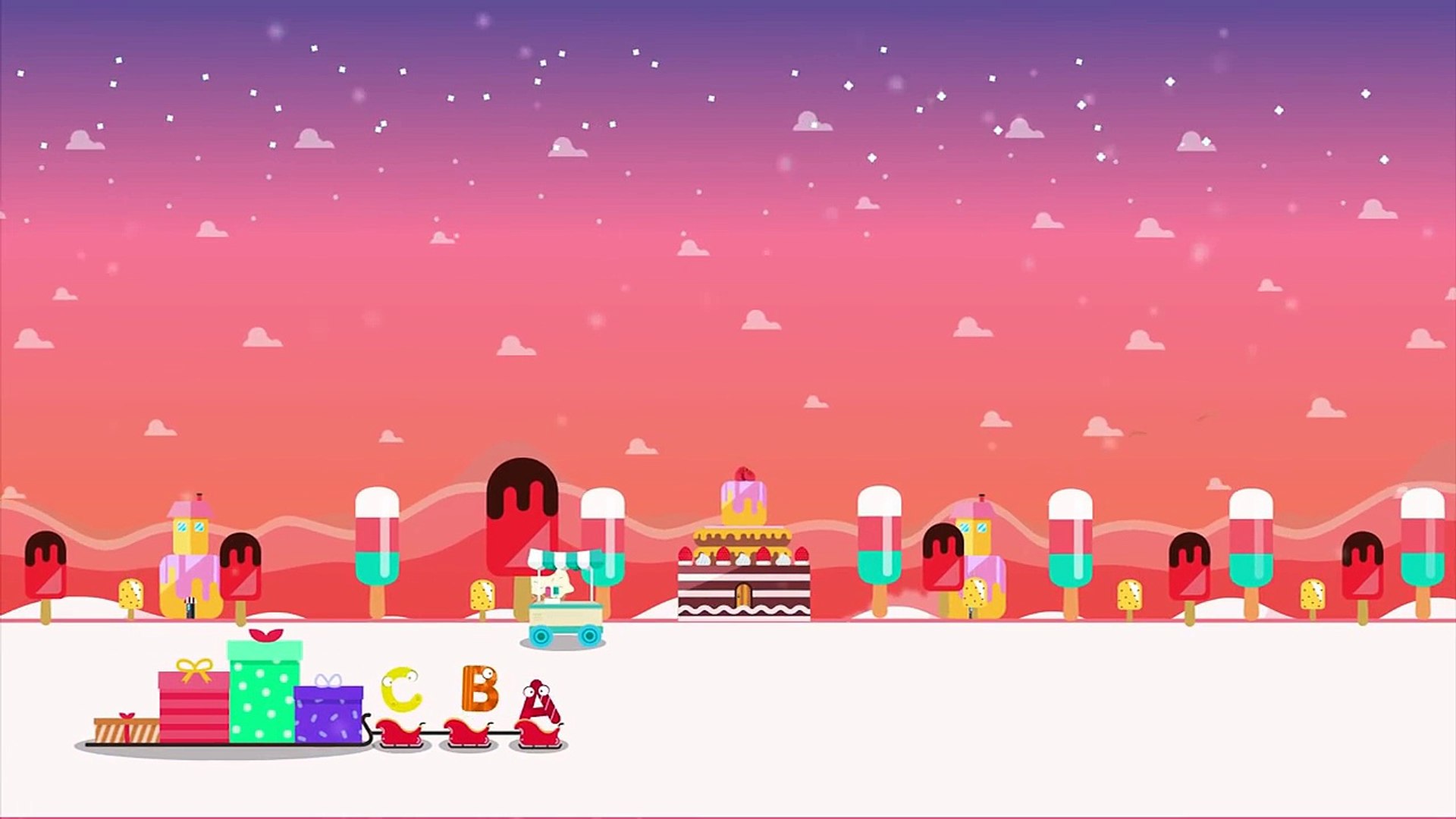 ⁣Learn ABC Alphabet with Animals Part 1: Mouse and Pig (Candybots) - Video for Kids