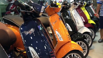 Tất cả các màu cực đẹp xe Piagio Vespa Primavera ABS 2017 mã màu 2018