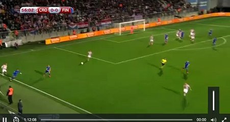 Mario Mandzukic Goal HD - Croatia 1-0 Finland 06.10.2017