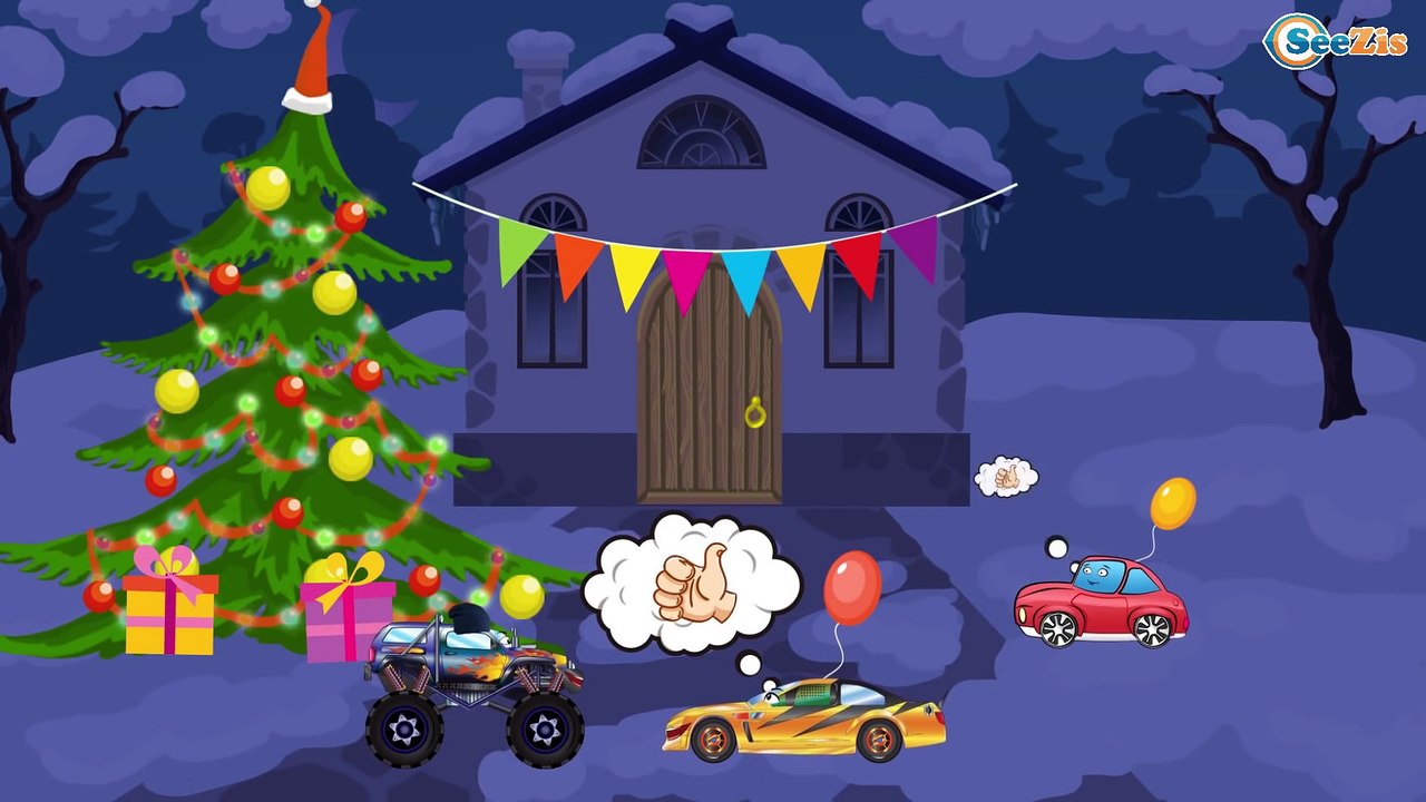 Новый Год и Полицейская машина. Мультики про Машинки. Тики Таки