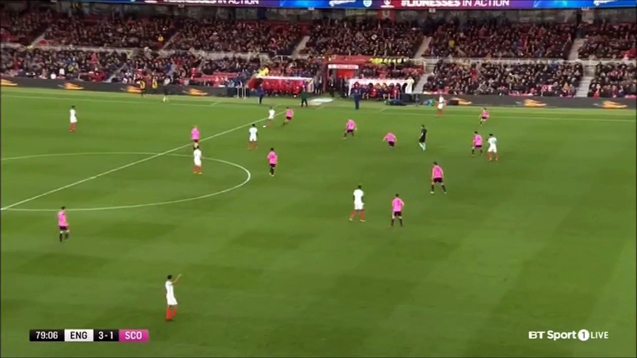 3-1 Dominic Solanke Goal UEFA  Euro U21 Qual.  Group 4 - 06.10.2017 England U21 3-1 Scotland U21