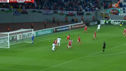 Georgia vs Wales 0 - 1: Goals and match Overview : 6-10-2017