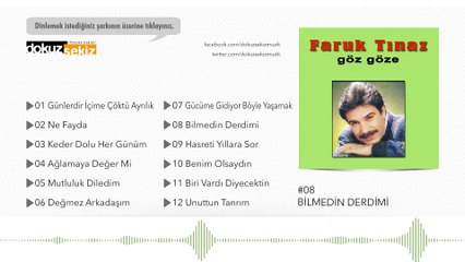 Faruk Tınaz - Bilmedin Derdimi  (Official Audio)
