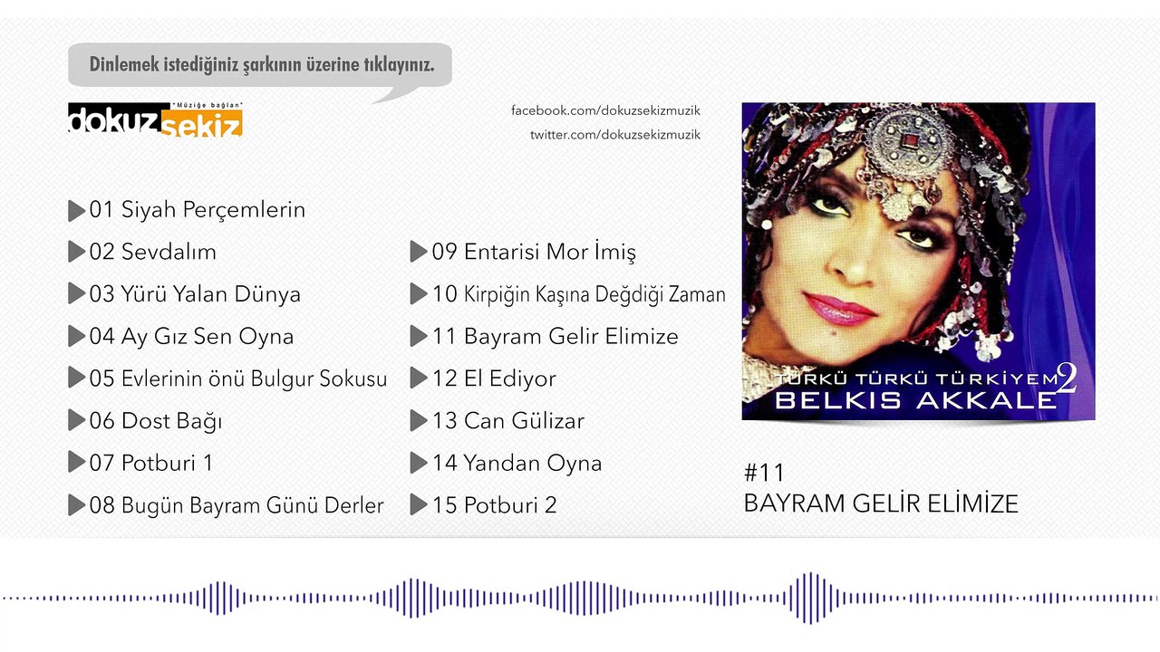 Belkıs Akkale - Bayram Gelir Elimize  (Official Audio)
