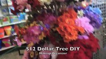 $12 DIY Dollar Tree Makeup Organizer. Affordable Vanity Storage Solution.