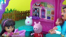 Peppa Pig e Suzy conhecem a Cafeteria da Dora Exploradora Dora and Friends Café massinha Play Doh