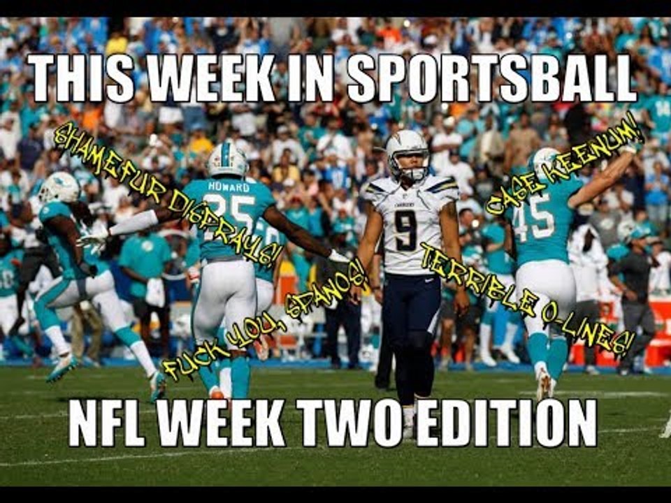 This Week in Sportsball: NFL Week Two Edition