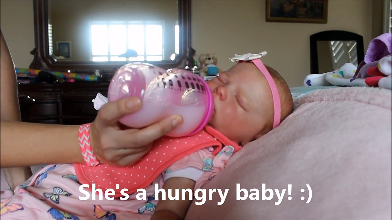 Reborn baby Arias morning routine :)