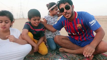 ولداللبنانية شرب حليب الناقة بالغصب | رآح يبكي هجم عليه الجمل !