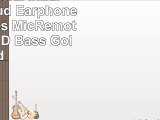 JLC Universal InEar 35mm Earbud Earphone Headphones MicRemote  Volume HD Bass Gold