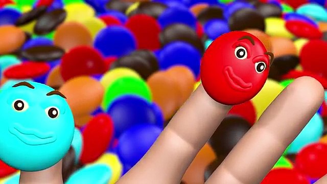 Finger Family Learn Colors 3D Candy - Baby Bath Ball Pit Color Balls - Nursery Rhymes Kids Songs