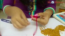 Silk Thread Earring Making - Silk Thread Jewelry Making Tutorial